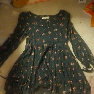 Green urban outfitters dress extra small